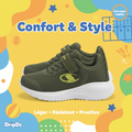 Champion — Baskets enfant grises