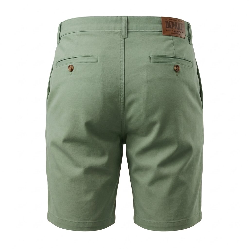 DEPART Short chino homme G21-000175-GREEN