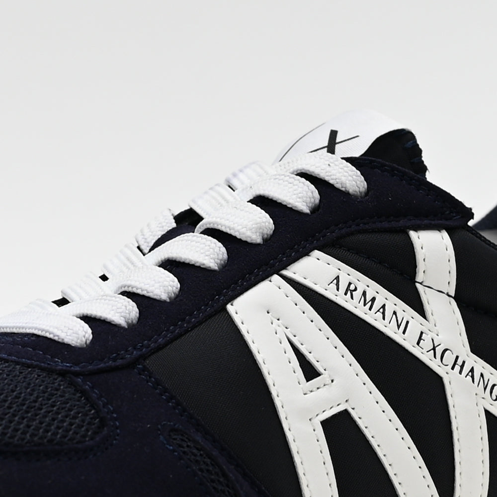 Baskets Armani Exchange Retro Running Homme XUX017-XCC68-BLUE