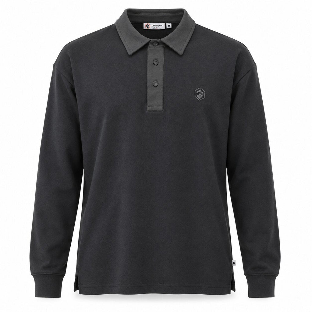 LUMBERJACK POLO LS LBJ-00507-GRY