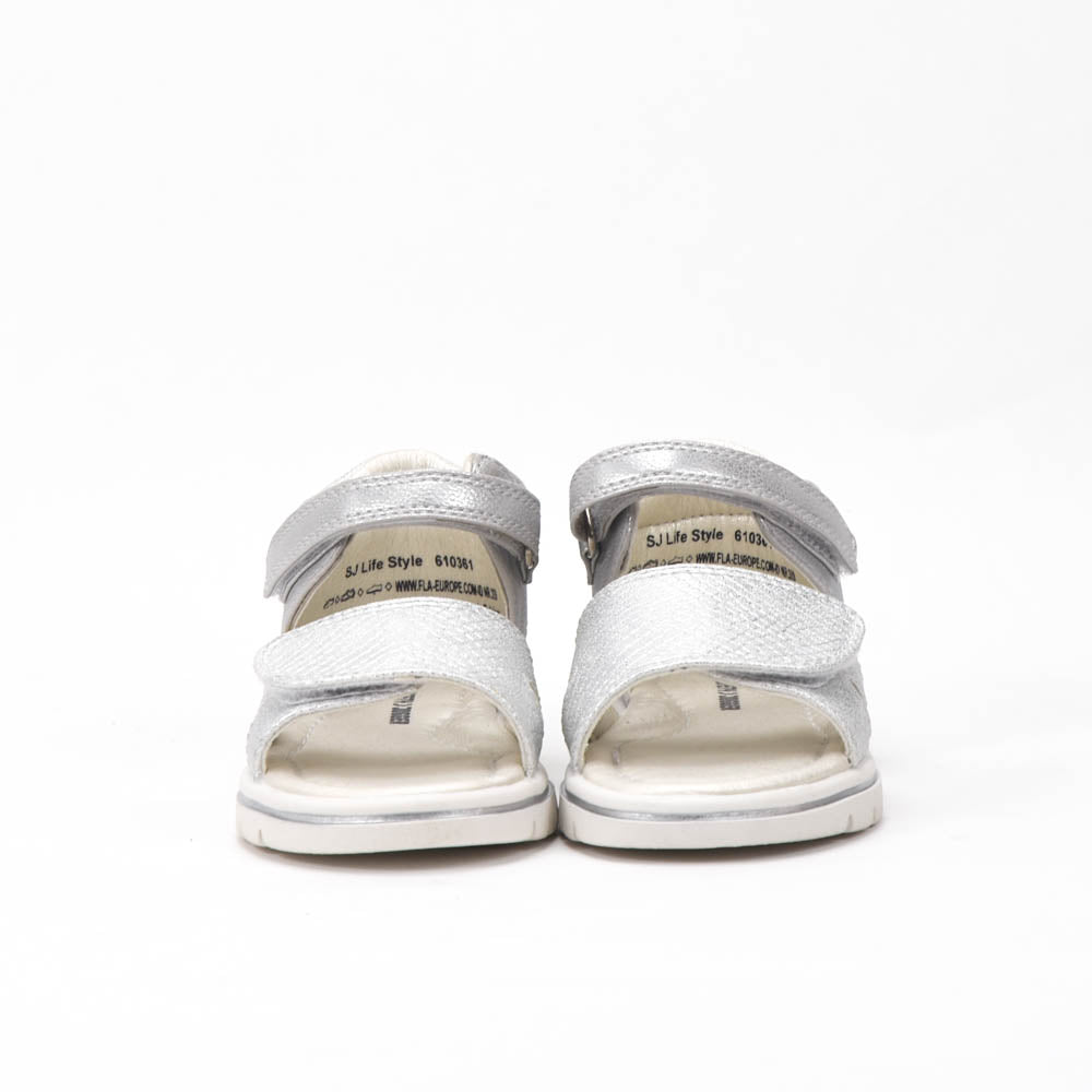 Safety Jogger — Sandales enfant argent
