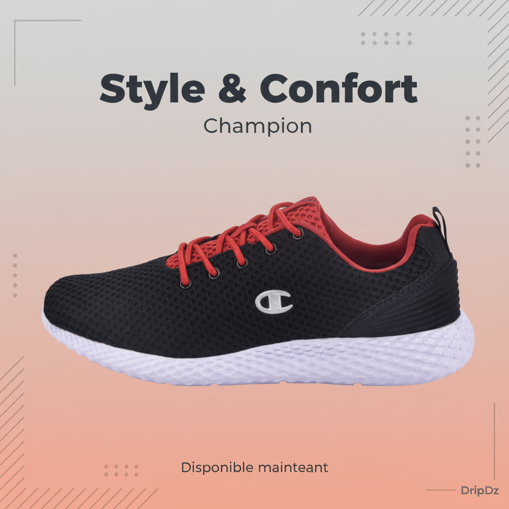 CHAMPION - CHSPRINT NBK/RED