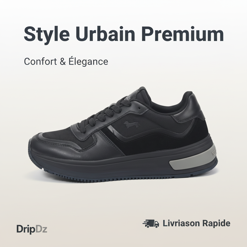 Harmont and Blaine Suede and Fabric Sneakers