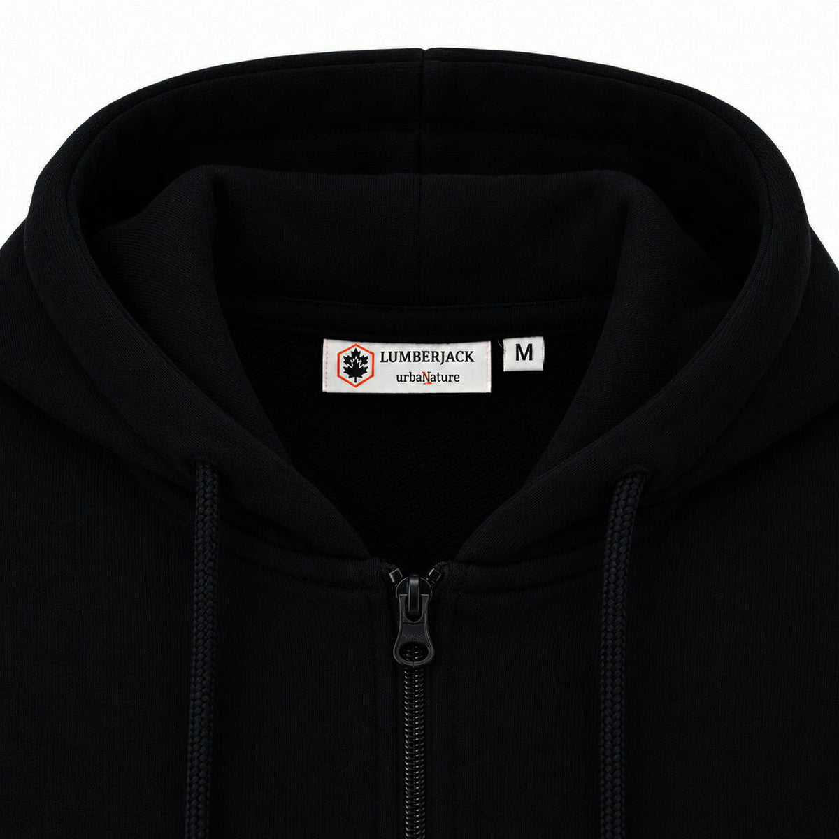 LUMBERJACK ZIP HOODIE LBJ-00201-BLK