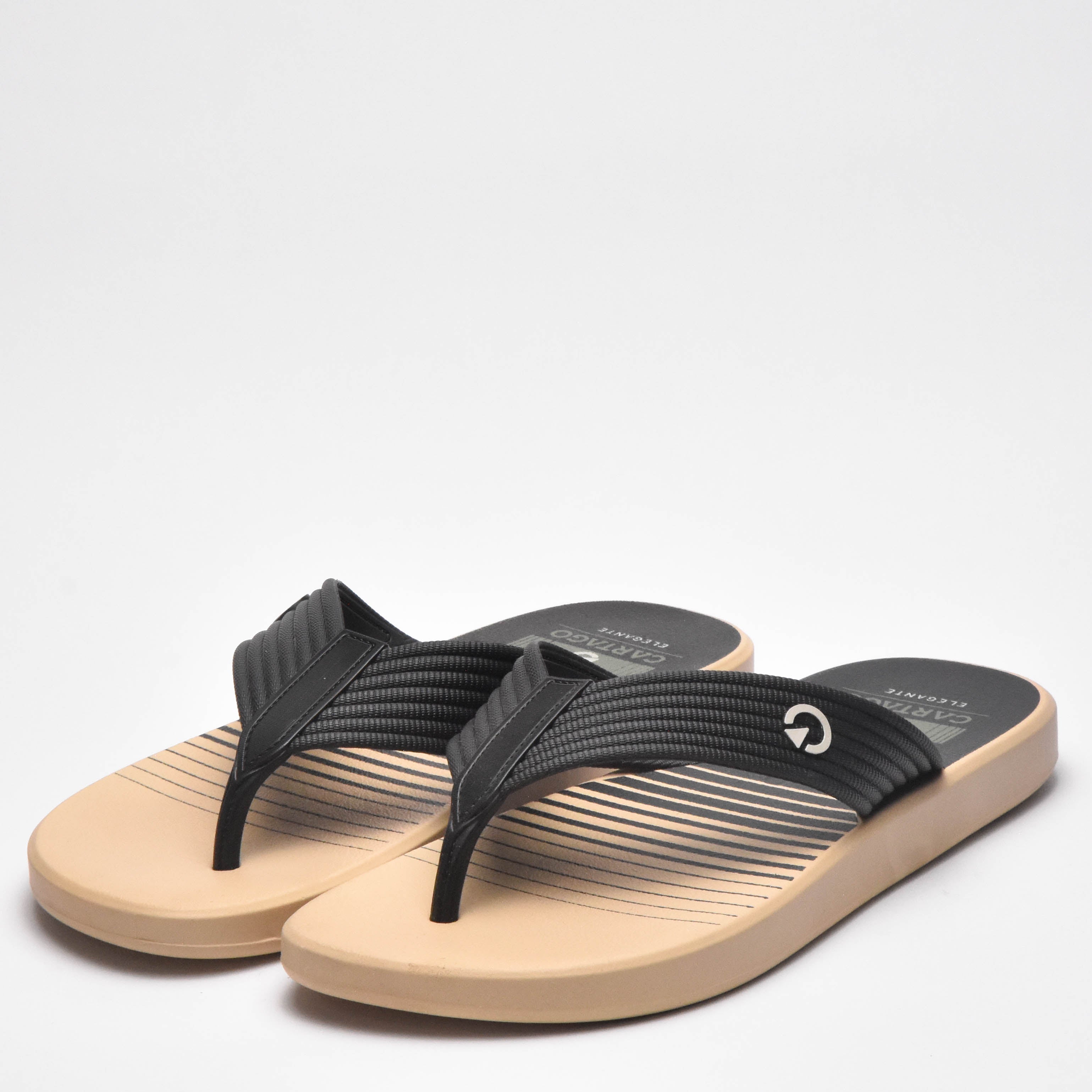 CARTAGO MONTREAL THONG AD BEIGE/BLACK/GREEN 11729AU280