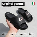 SUN68 Slippers Monoblock X36114-1110-NERO-ROSSO