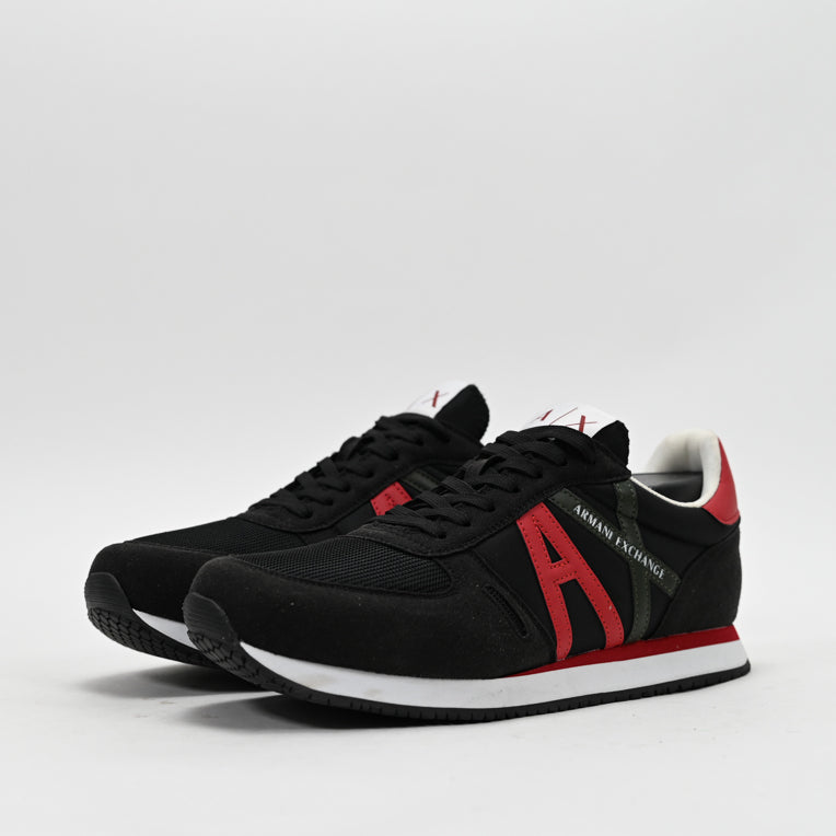 Baskets Armani Exchange Retro Running Homme XUX017-XCC68-BRED