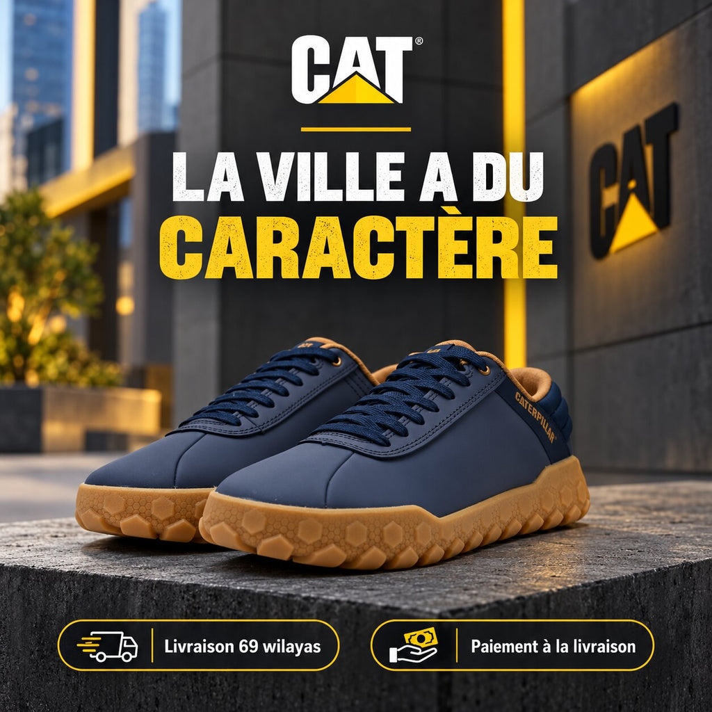 Baskets CAT Hex+ Bleu Homme P111401
