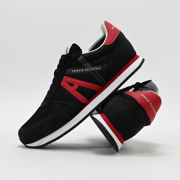 Baskets Armani Exchange Retro Running Homme XUX017-XCC68-BRED
