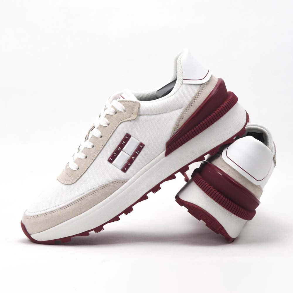 TOMMY HILFIGER TJM Technical Runner Sneakers ENOENO2275-WHITE