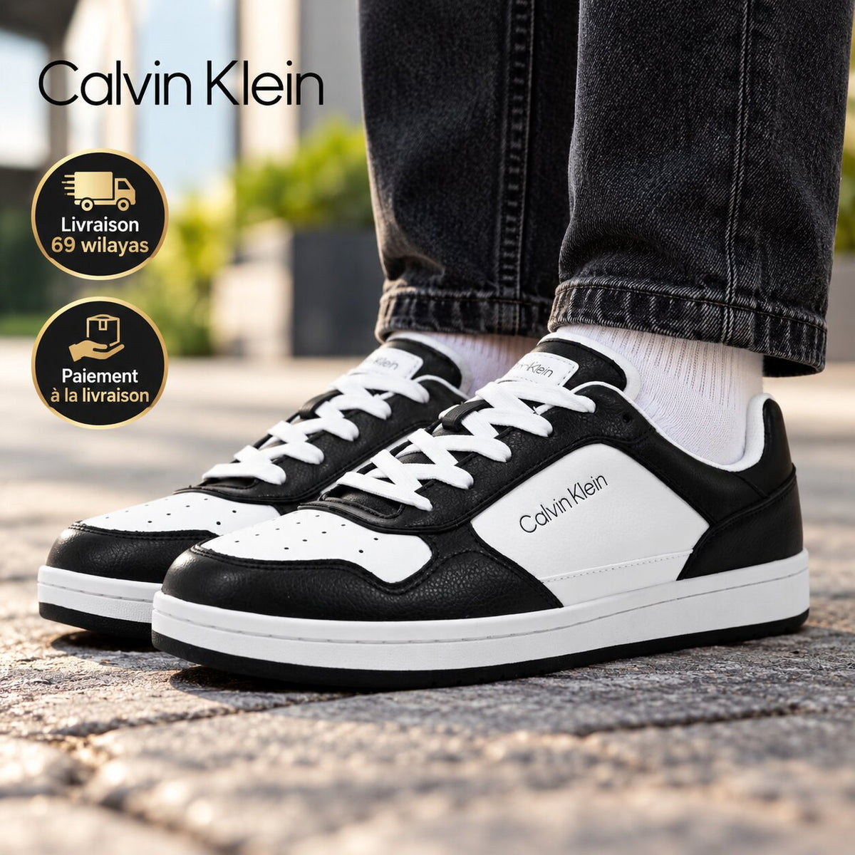 Calvin Klein Cico Classic FWOFW25290-2BLK — baskets homme — vue 10