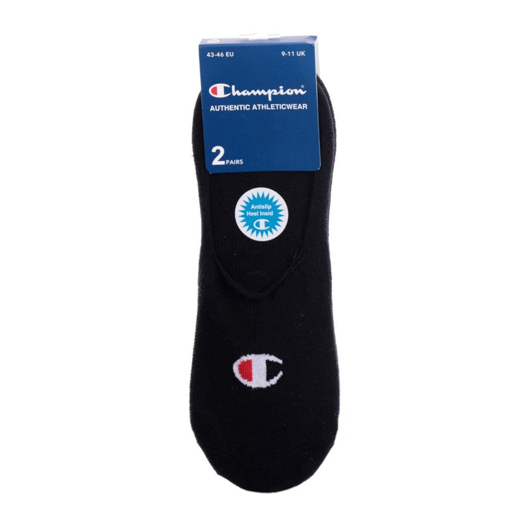 Champion 2-Pack Footie Socks Black U24561-KK001