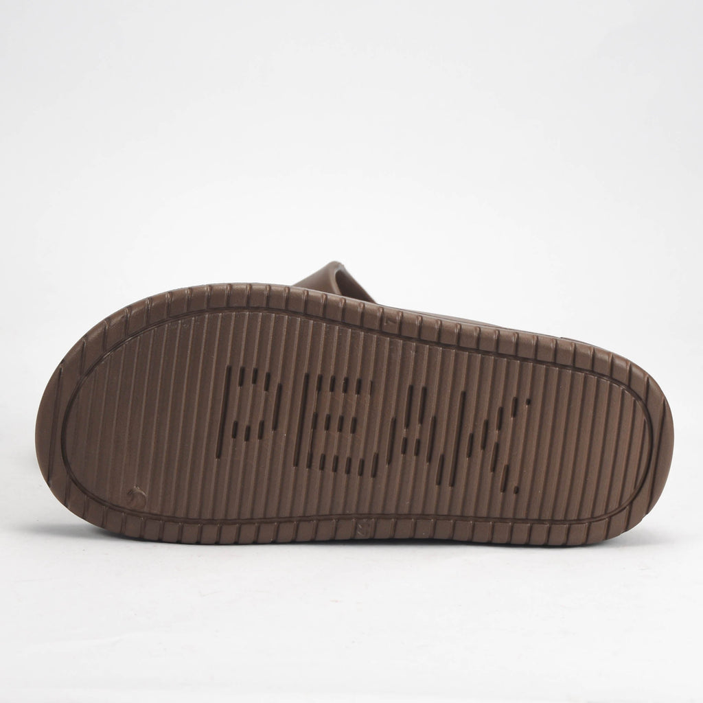Peak — Claquettes café foncé