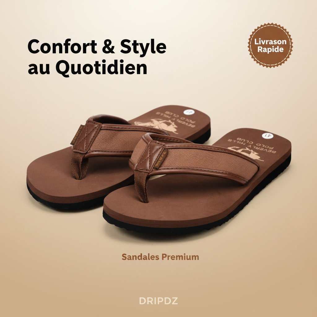 BEVERLY HILLS POLO CLUB CLAQUETTE 2481-BROWN