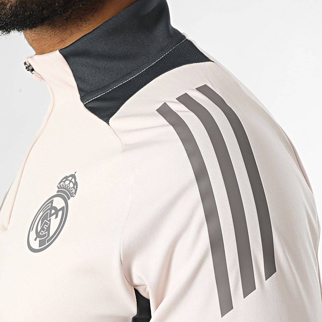 Adidas Real Madrid — T-shirt manches longues beige