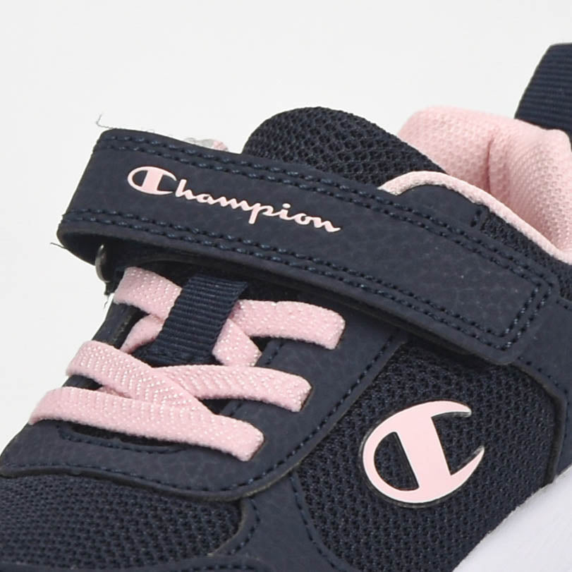 Champion — Baskets enfant bleu marine confort