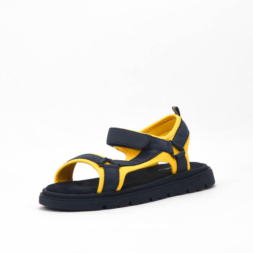 Safety Jogger — Sandales enfant bleu marine jaune