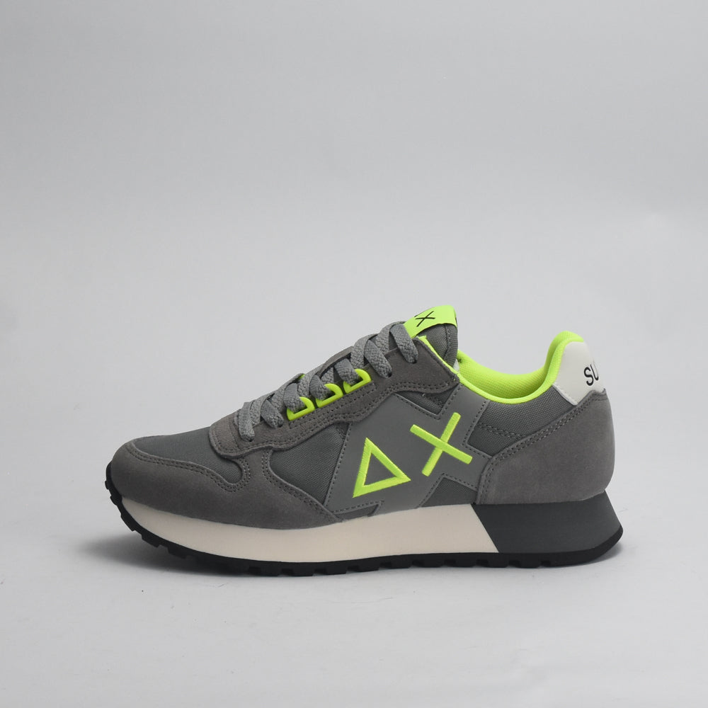 BASKET SUN68 JAKI FLUO 34 GRIGIO MEDIO