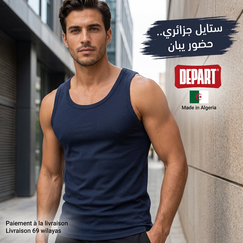Pack 3 Débardeurs Homme DEPART MA218-G23