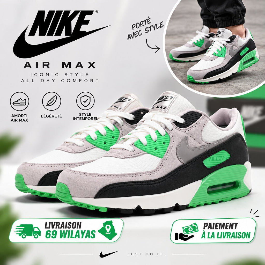 Nike Air Max 90 Scream Green — sneakers homme