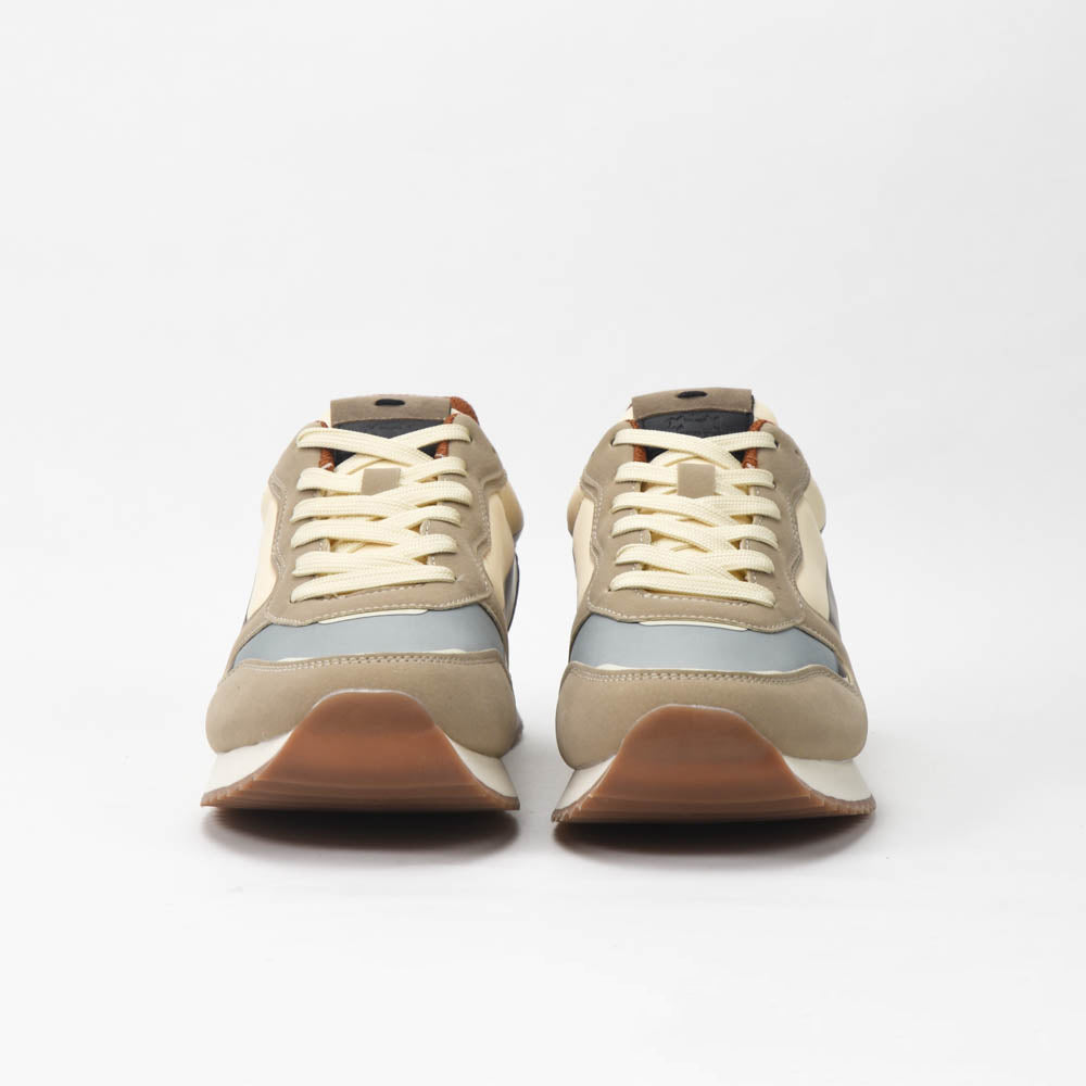 La Martina Low Sneakers Blue Leather LFM252-040-A70-AE