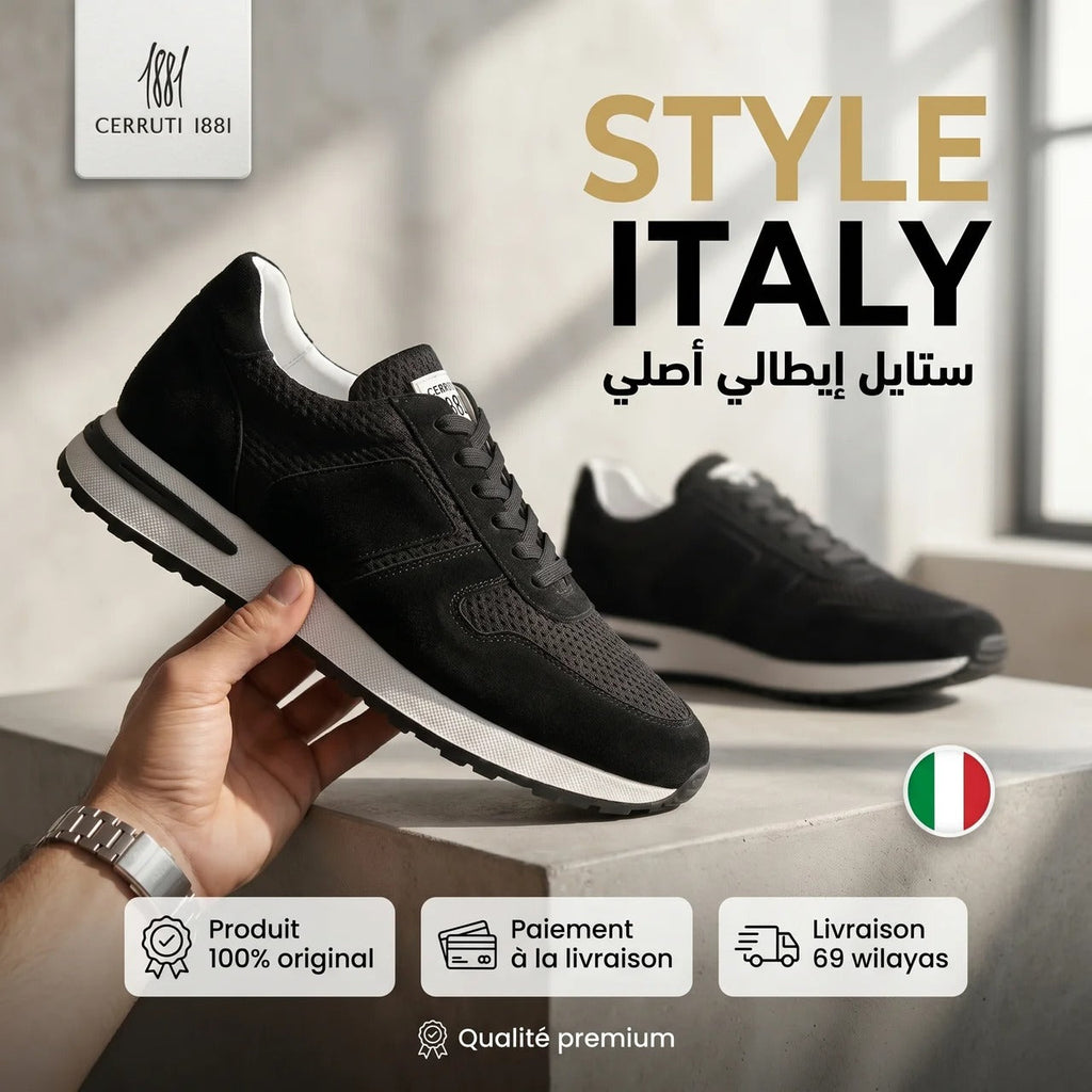 Cerruti 1881 Man Shoes Sneakers CSSU01278-BLACK