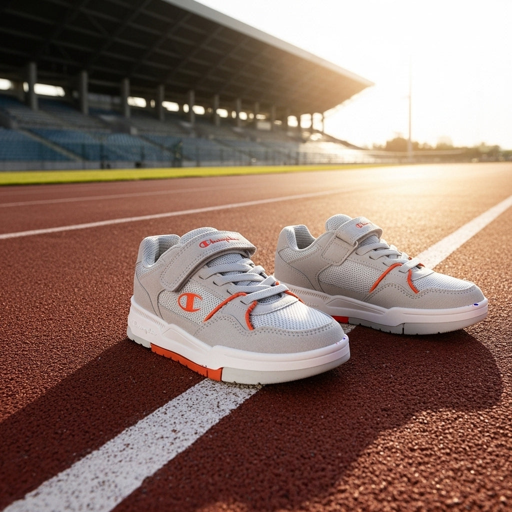 Champion — Chaussures enfant grises