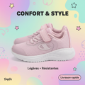 Champion — Sneakers enfant roses mode