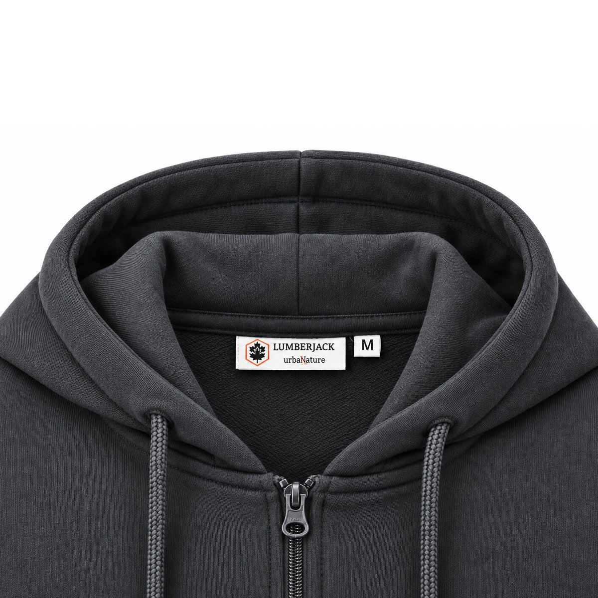 Lumberjack LBJ-00201-GRY — sweat zippé à capuche homme gris — vue 4
