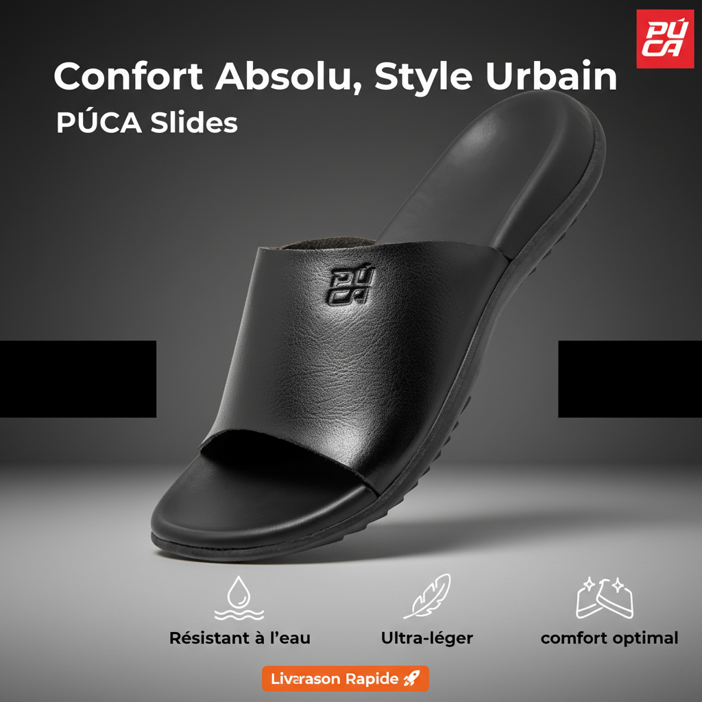 Puca Crater — Claquettes noires