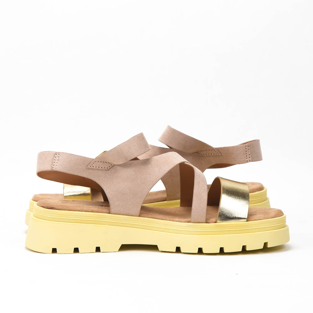 Safety Jogger — Sandales femme nude