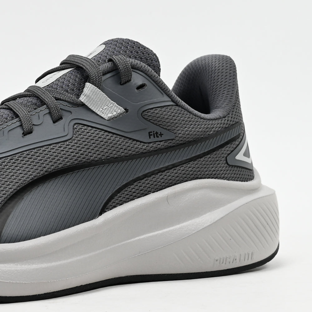 PUMA Skyrocket Lite — baskets running homme gris vue dessus