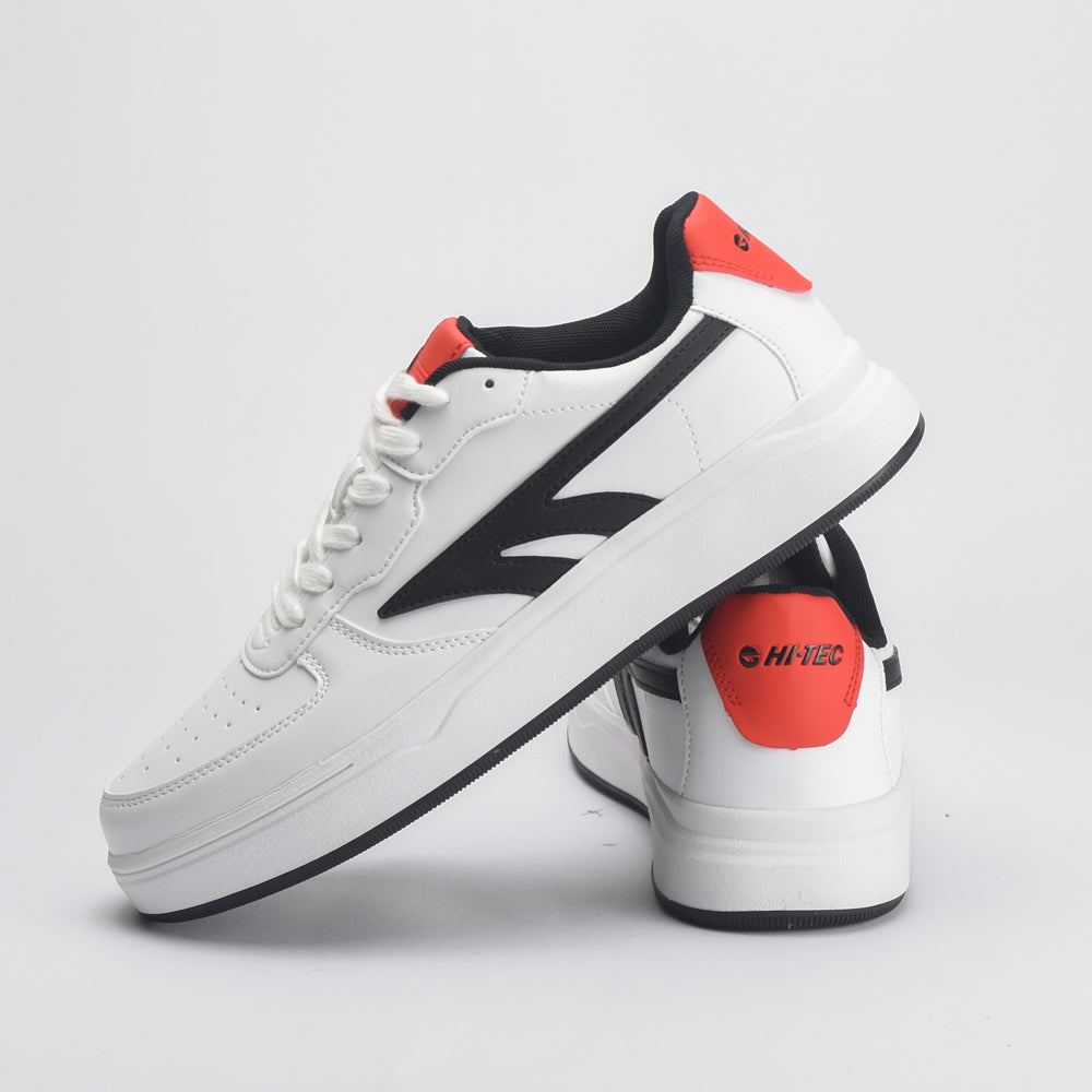 Varsity Court White-Black-Red \ L014810