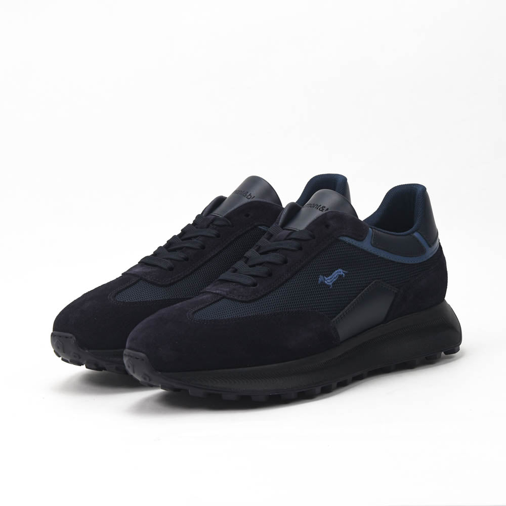 Harmont & Blaine — Baskets homme cuir marron