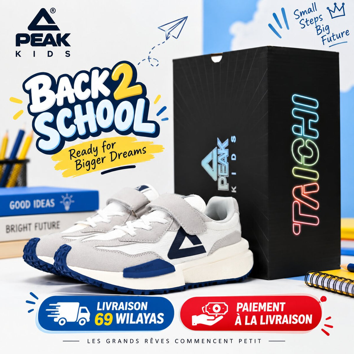 PEAK Kids EK59540E-Z533 — baskets enfant
