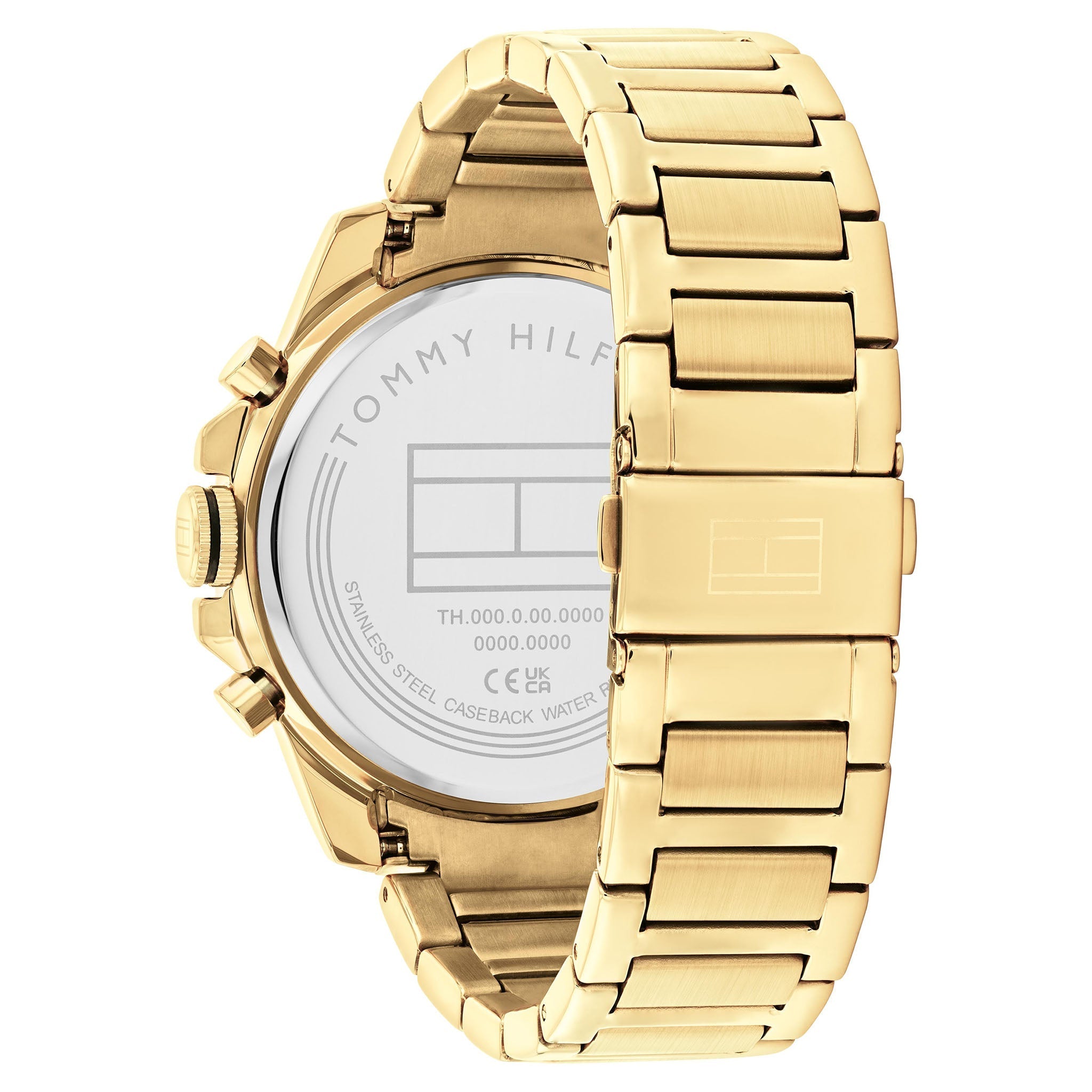 Montre Tommy Hilfiger Gold Steel Black Dial Multi-function 1710638