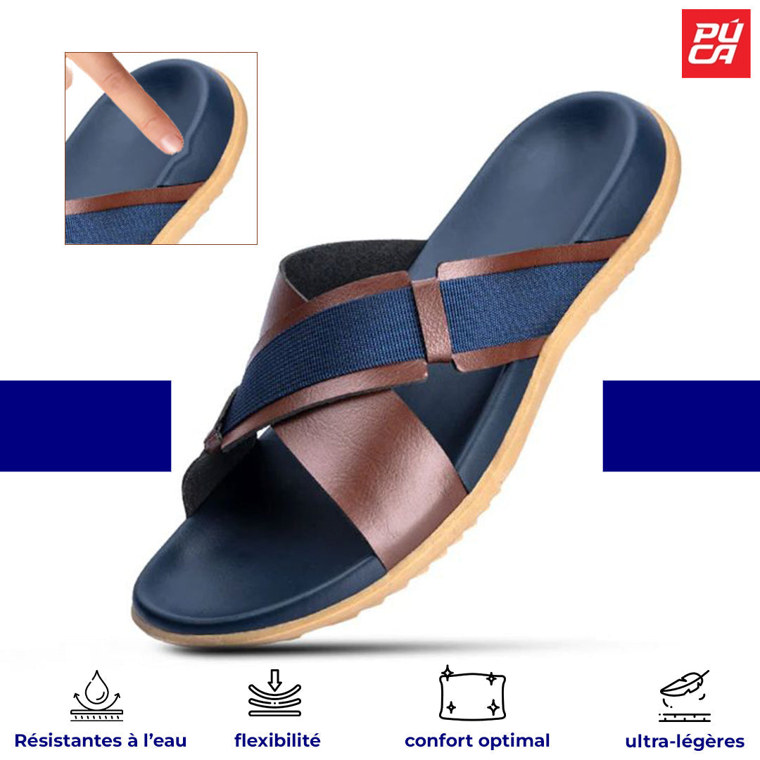 PUCA ROYAL SLIDER02 NAVY 11110