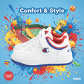 Champion — Baskets enfant blanc sport