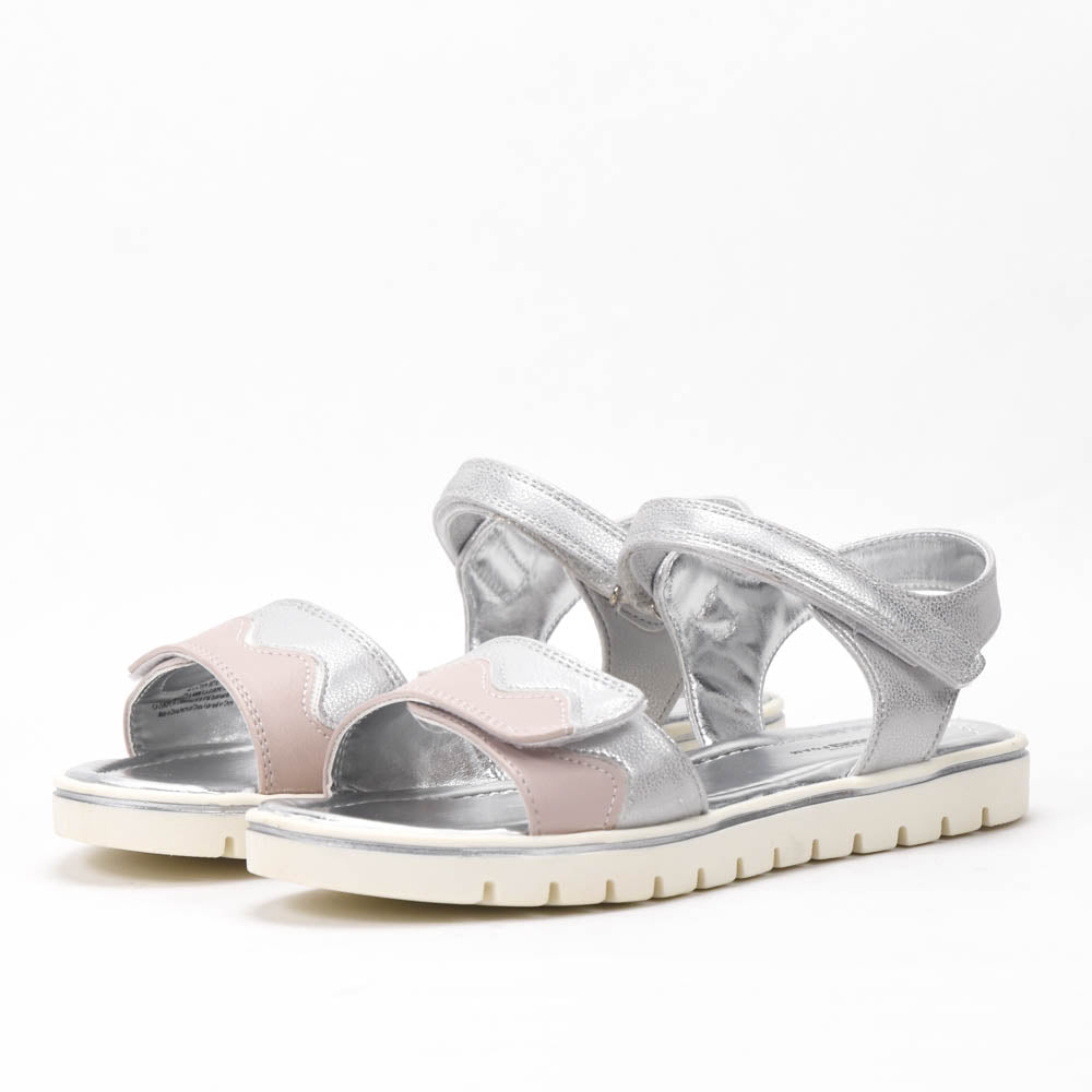 Safety Jogger — Sandales femme rose argent