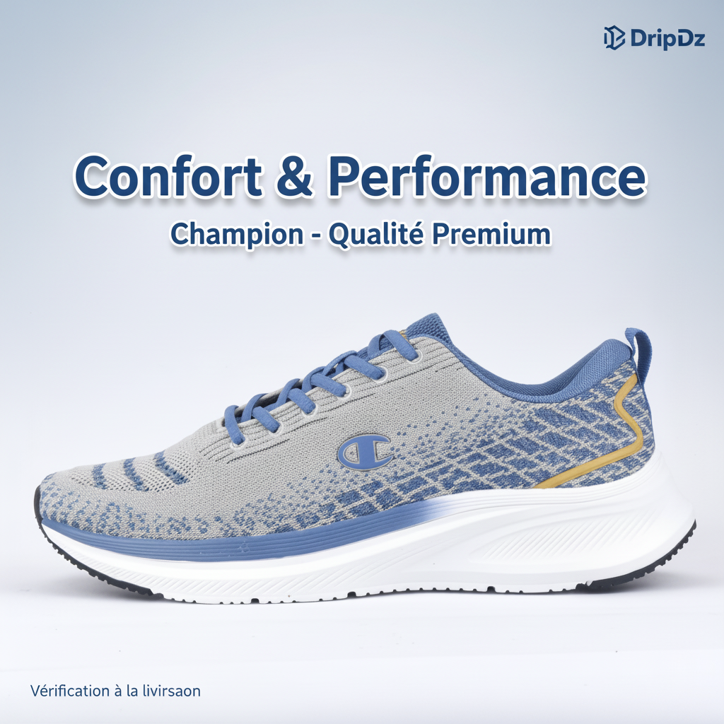Champion - CLOUD I GREY/BLUE/YELLOW