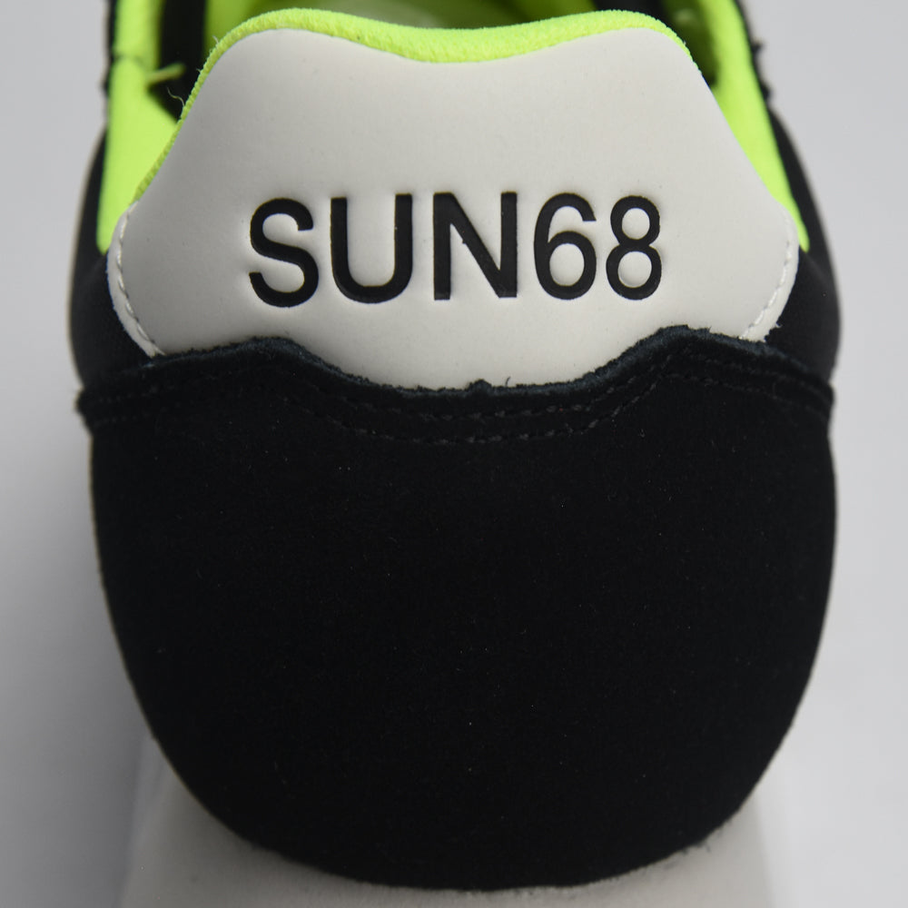 BASKET SUN68 JAKI FLUO 11 NERO