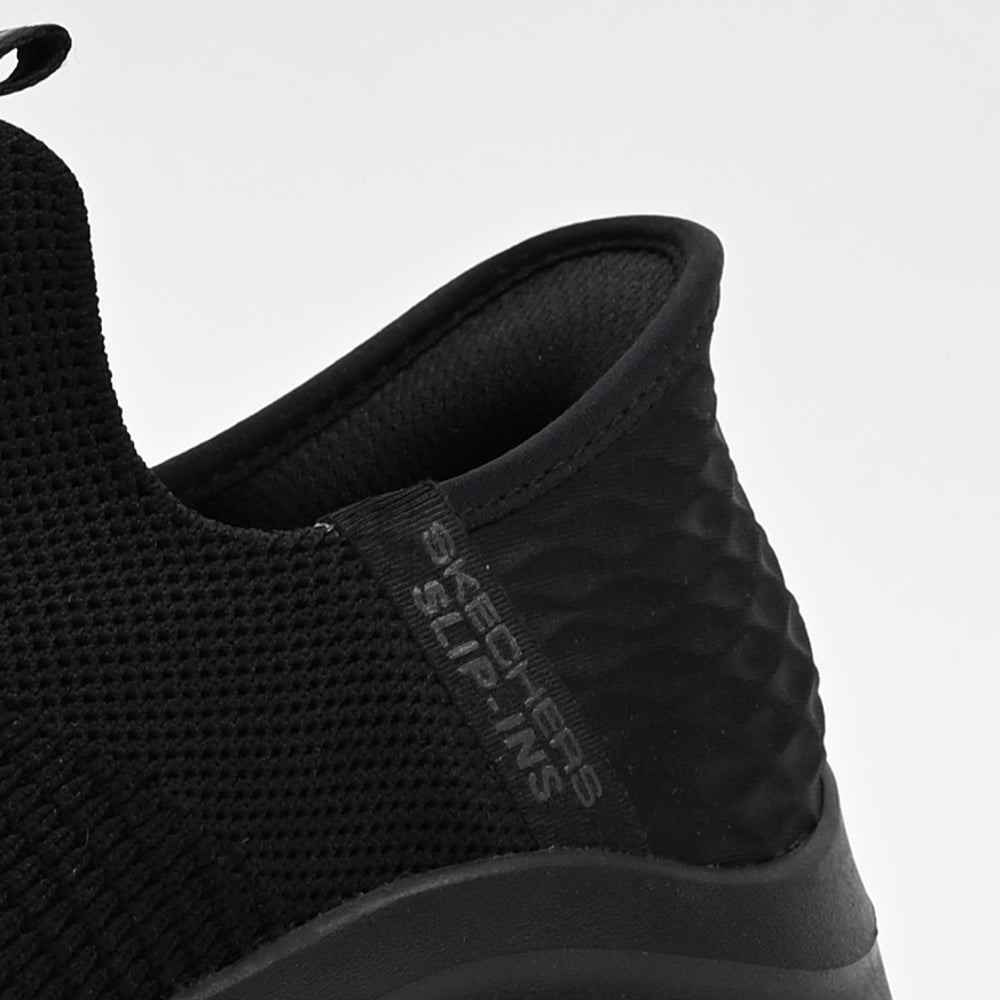 Skechers Ultra Flex 3.0 Cozy Streak — baskets femme noir trois-quarts