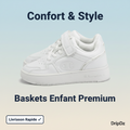Champion — Baskets enfant blanches classiques