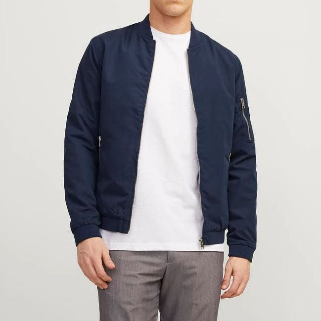 Jack & Jones Jomer — Bomber bleu nuit