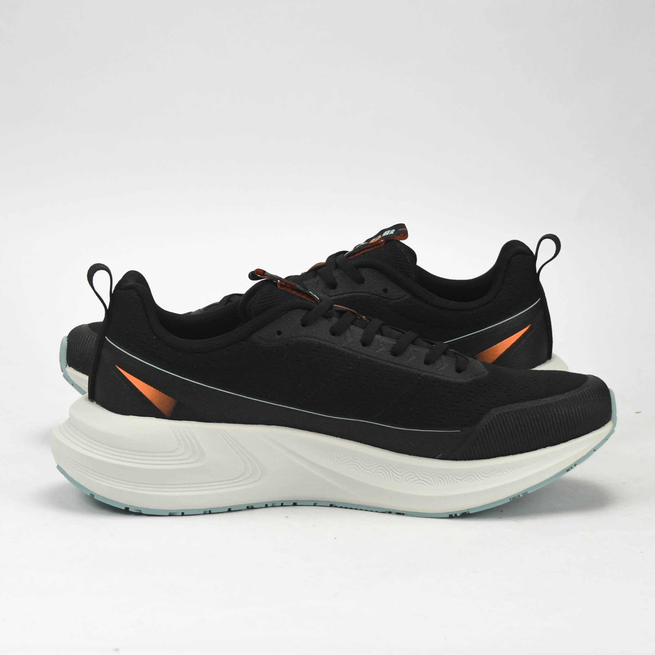 PEAK CUSHION RUNNING SHOES-BLACK/LT.GREY EXT54387H-2022