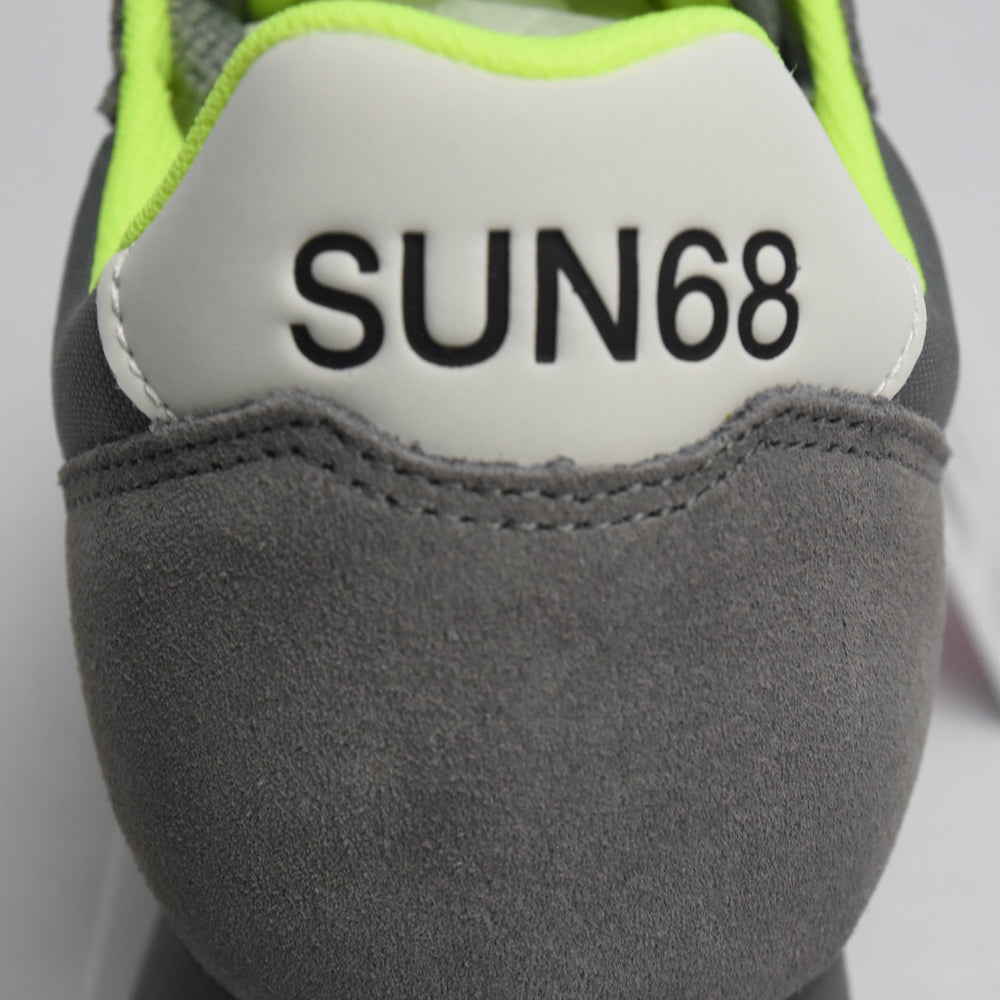BASKET SUN68 JAKI FLUO 34 GRIGIO MEDIO