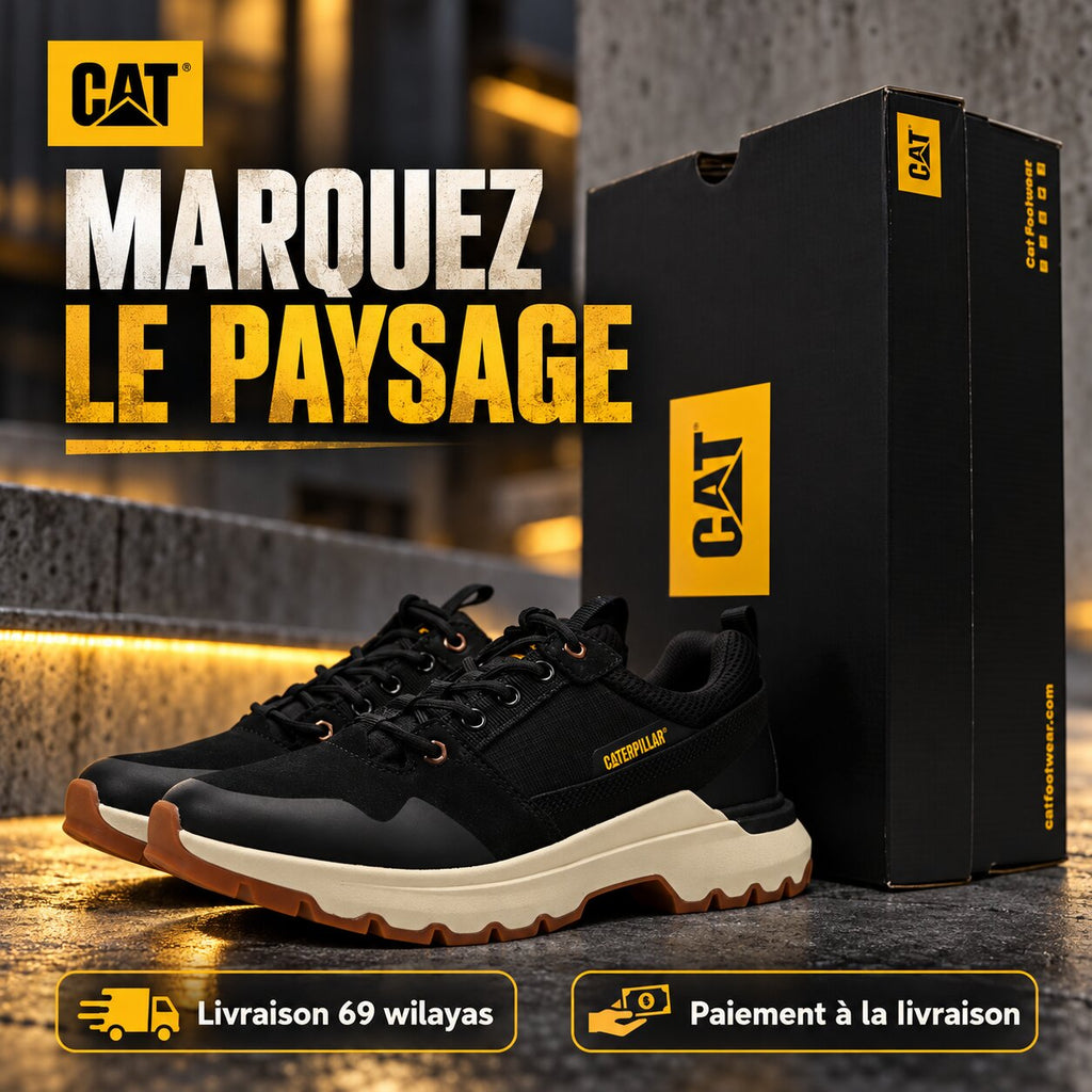 Baskets CAT Colorado Sneaker Lo Noir Homme P725994