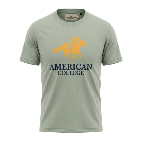 American College t-shirt pour Homme TS260103-DK-GREEN