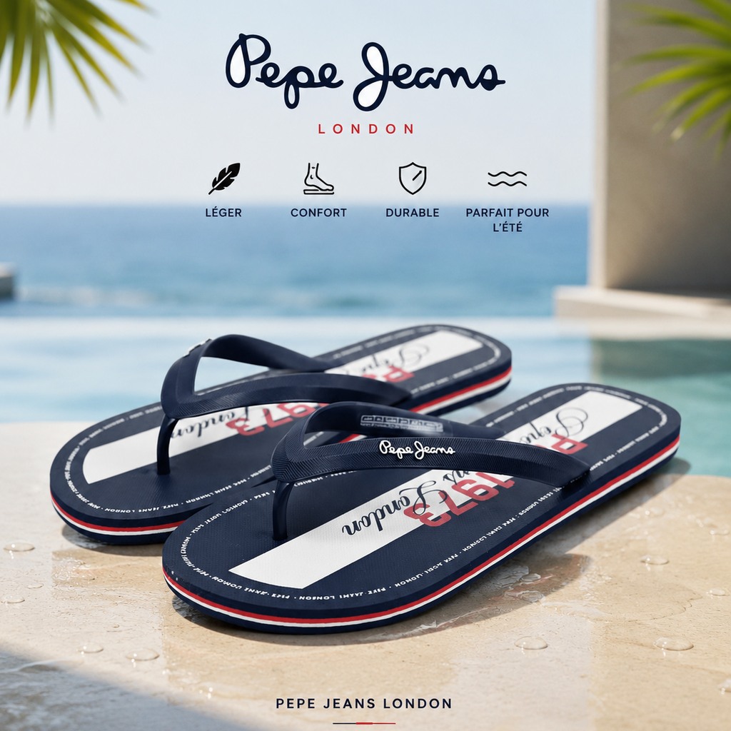 Pepe Jeans Whale Club — Tongs homme