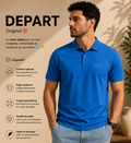 DEPART POLO G23-003391-TURQ45